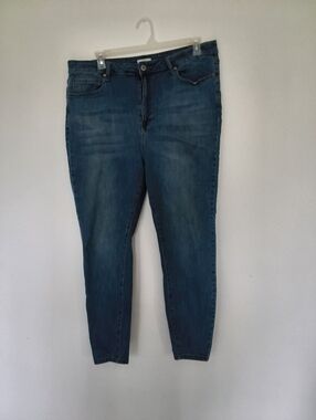 Forever 21 Skinny Jeans Women's Plus Size 18  Med Wash 5-Pocket Nwotgs Denim